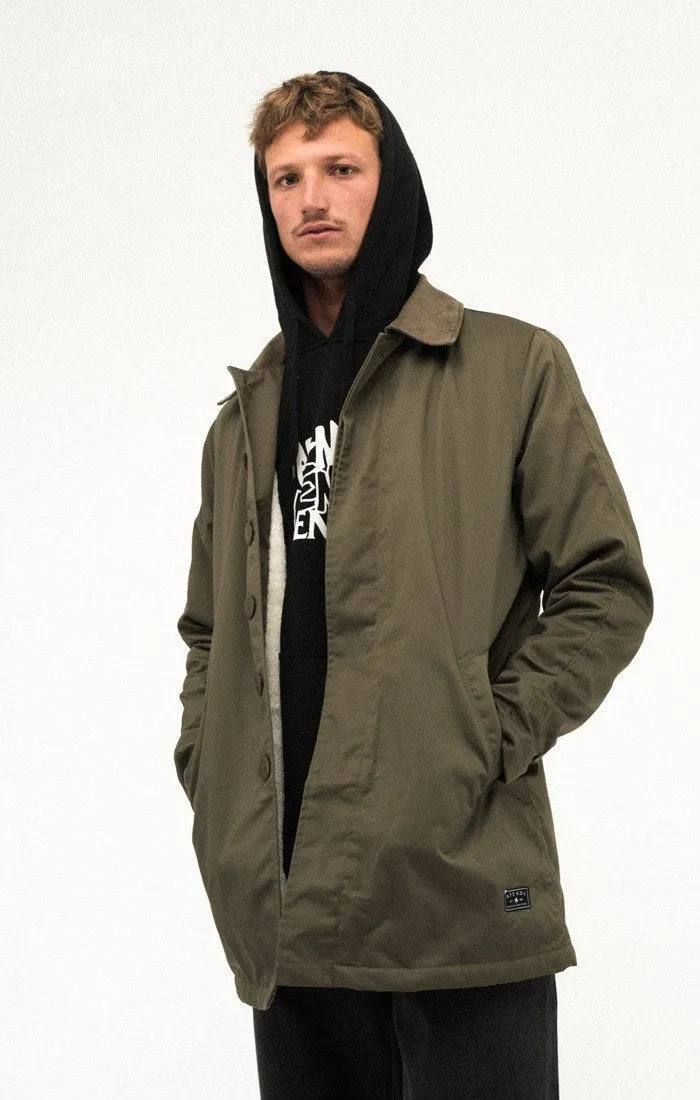 Afends Mens Bloom - Trench Coat