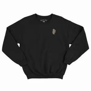 Baseline - 3D Logo Crewneck (Black/Metallic Gold)