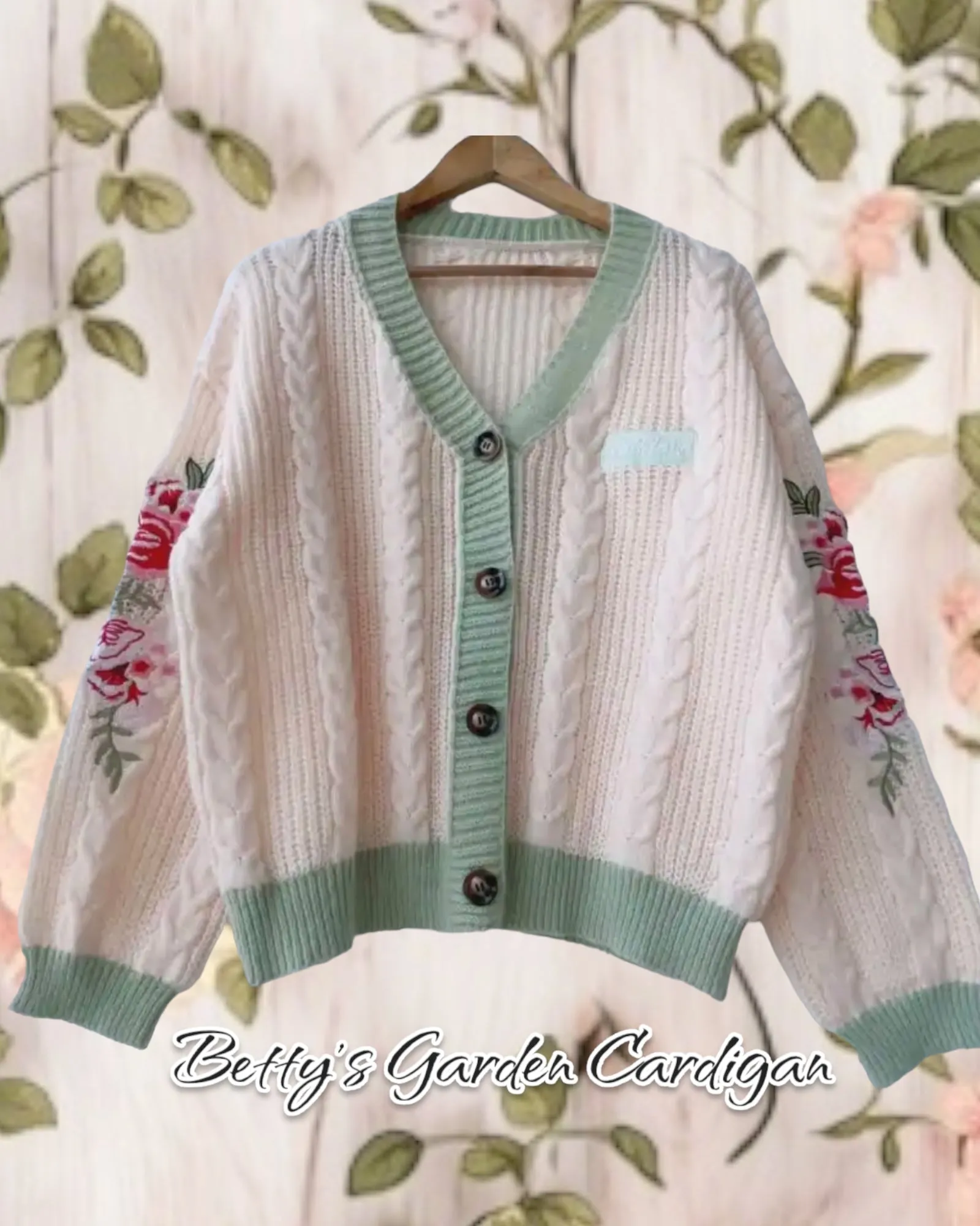 Betty’s Cream Floral Cardigan