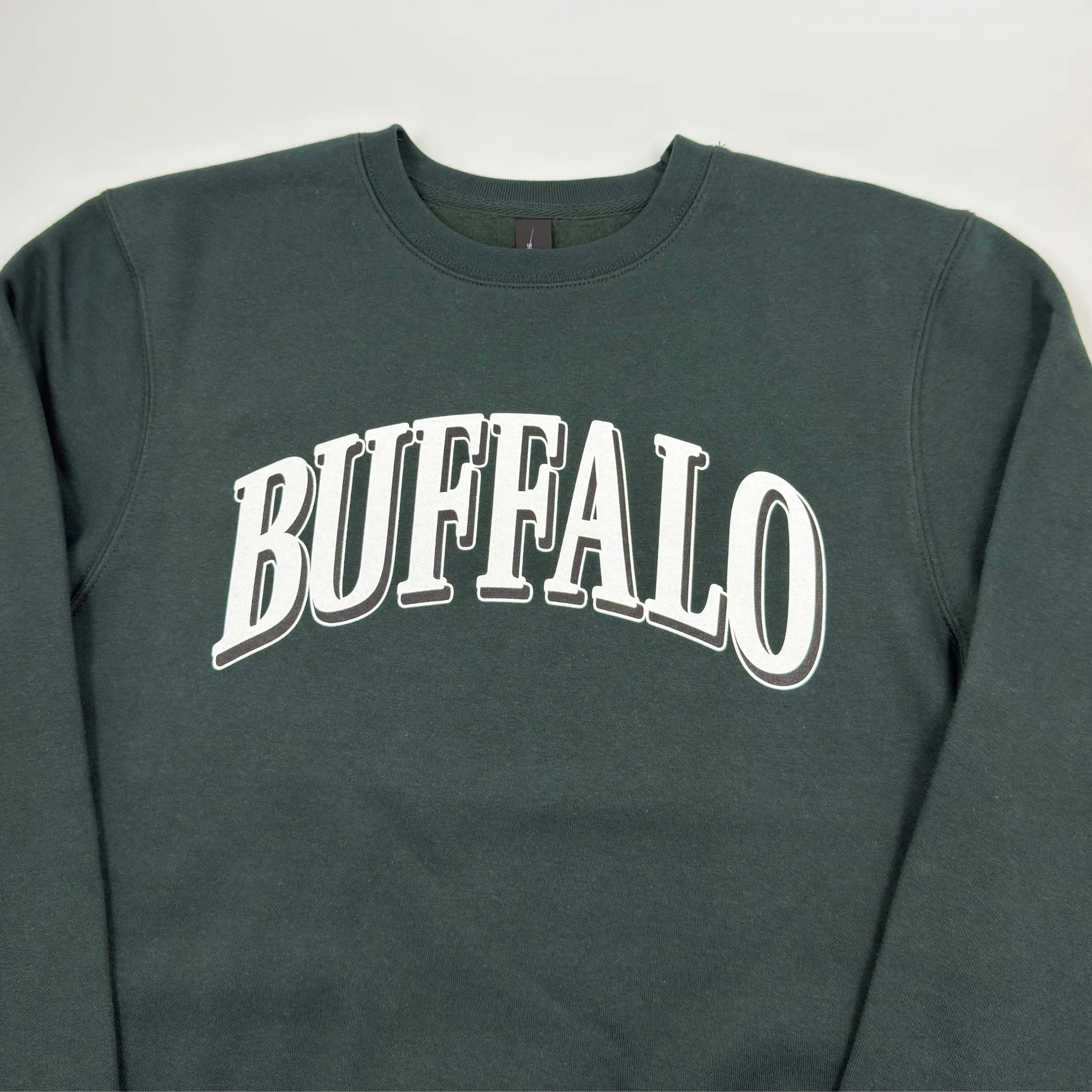 Buffalo Collegiate Style Forest Green Crewneck