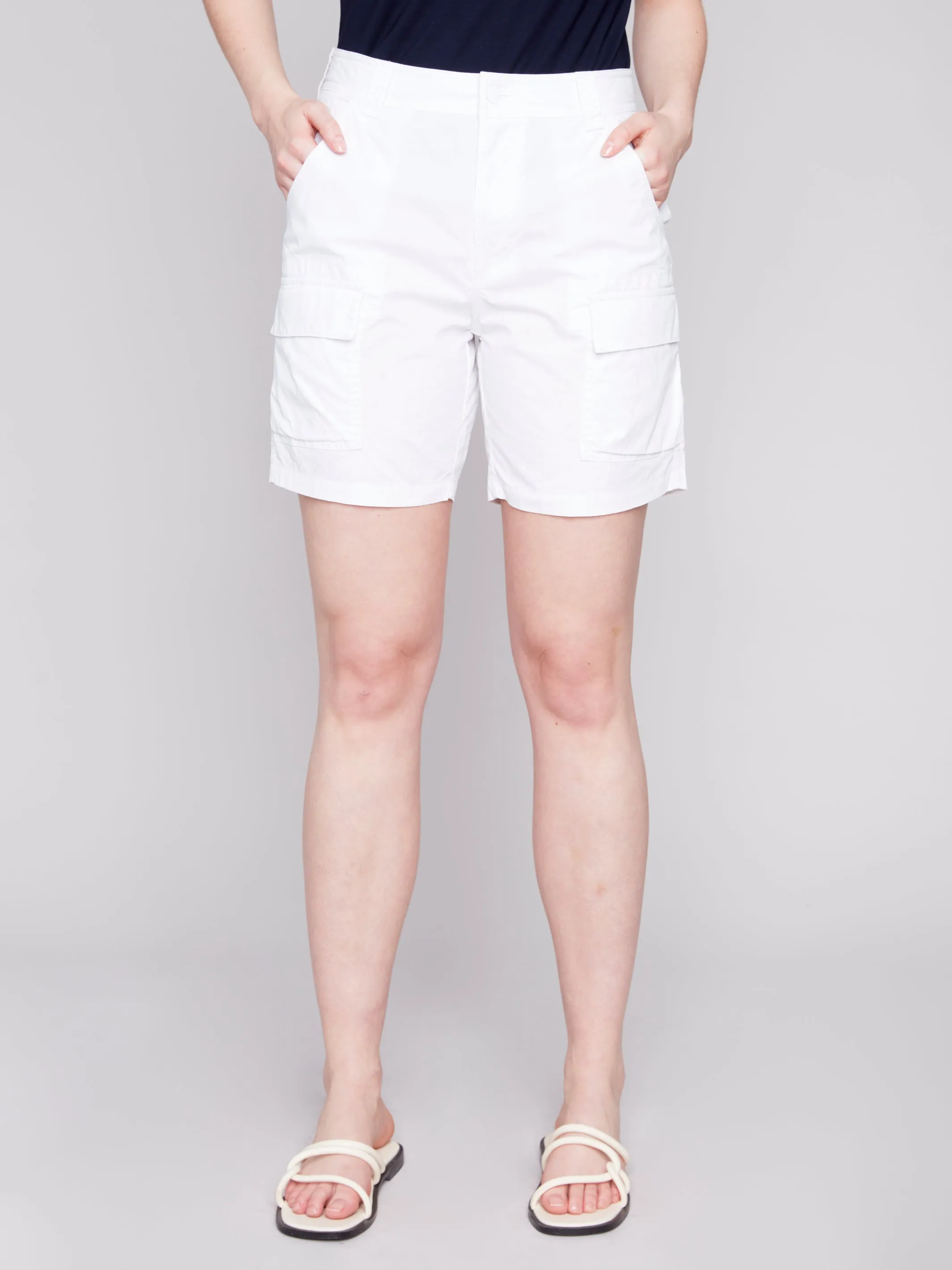 Cargo Pocket Cotton Shorts