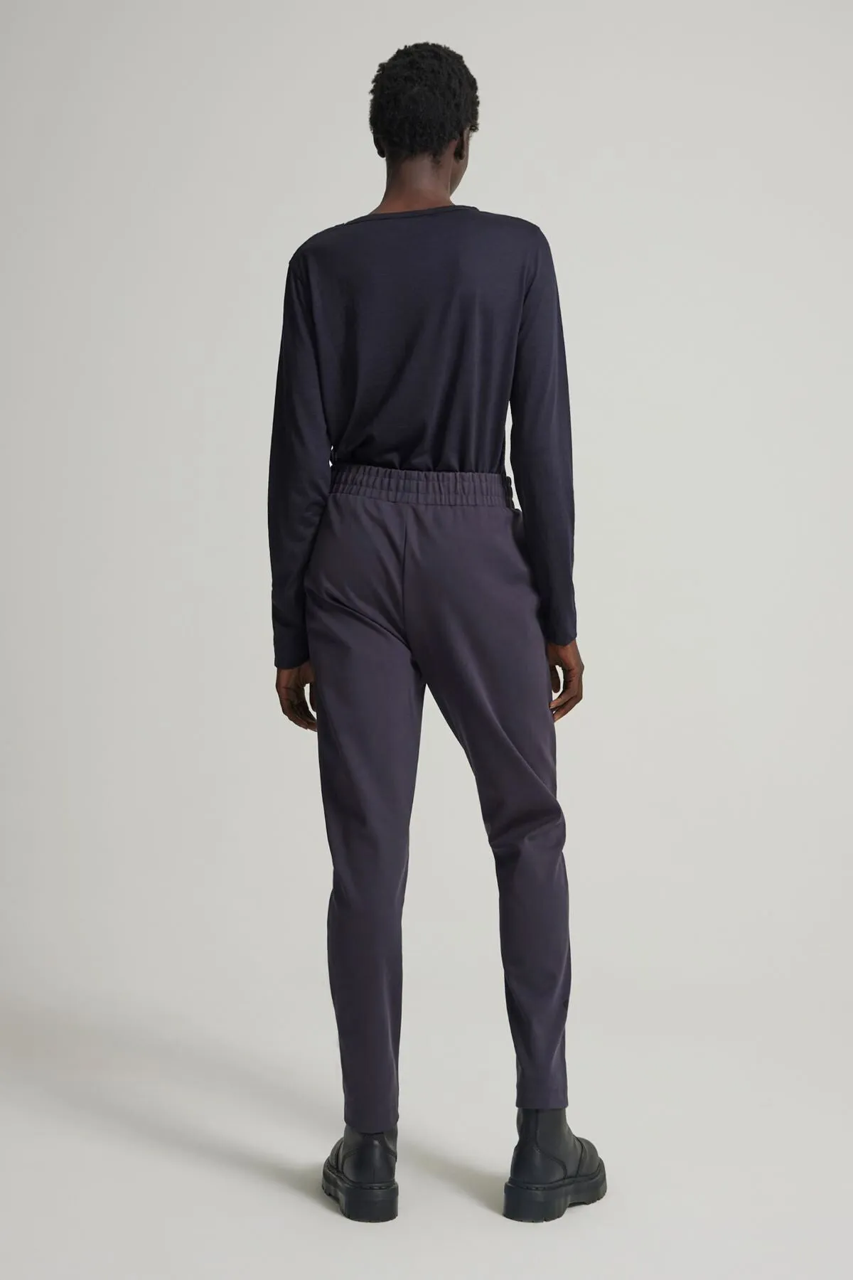 Cub Cotton Ponte Pant in Darkest Navy