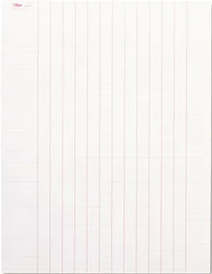 Data Pad With Plain Column Headings' 8-1/2 In. X 11 In.' White' 50 Sheets Per Pad