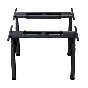 Ergo Office Er-404B Electric Double Height Adjustable Standing/Sitting Desk Frame Without Desk Tops Black