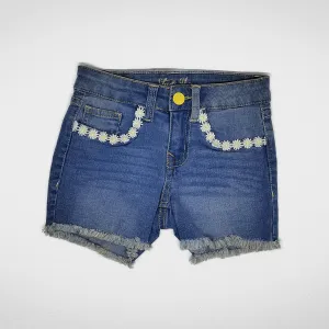 Girls Shorts - Studio V - Yellow Flowers