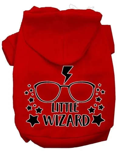 Little Wizard Screen Print Dog Hoodies in Many Colors