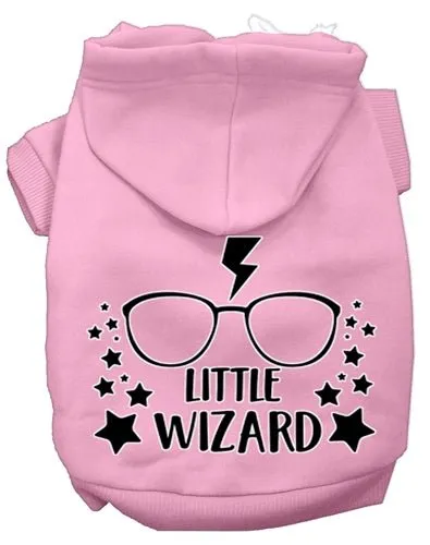 Little Wizard Screen Print Dog Hoodies in Many Colors