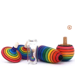 Mader Spinning Top Learning Set - Rainbow