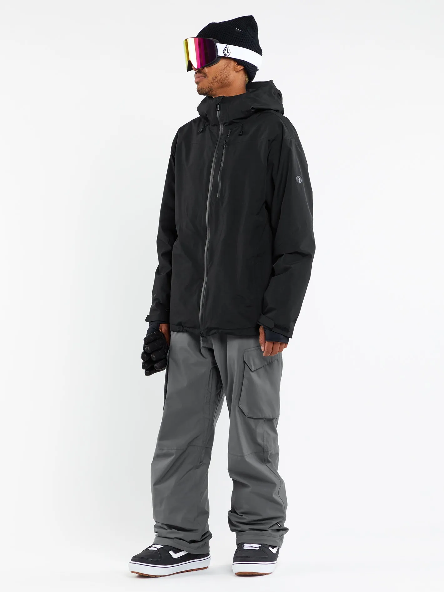 Mens Stone Stretch Gore-Tex Pants - Dark Grey