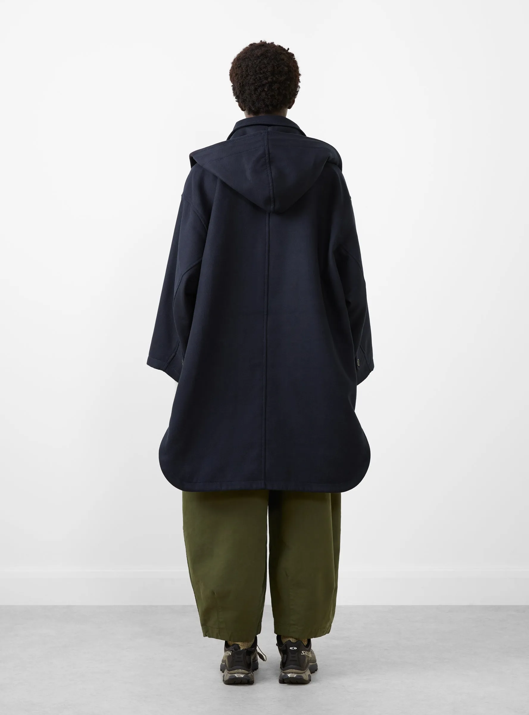 Pemel Dutch Hooded Coat Navy