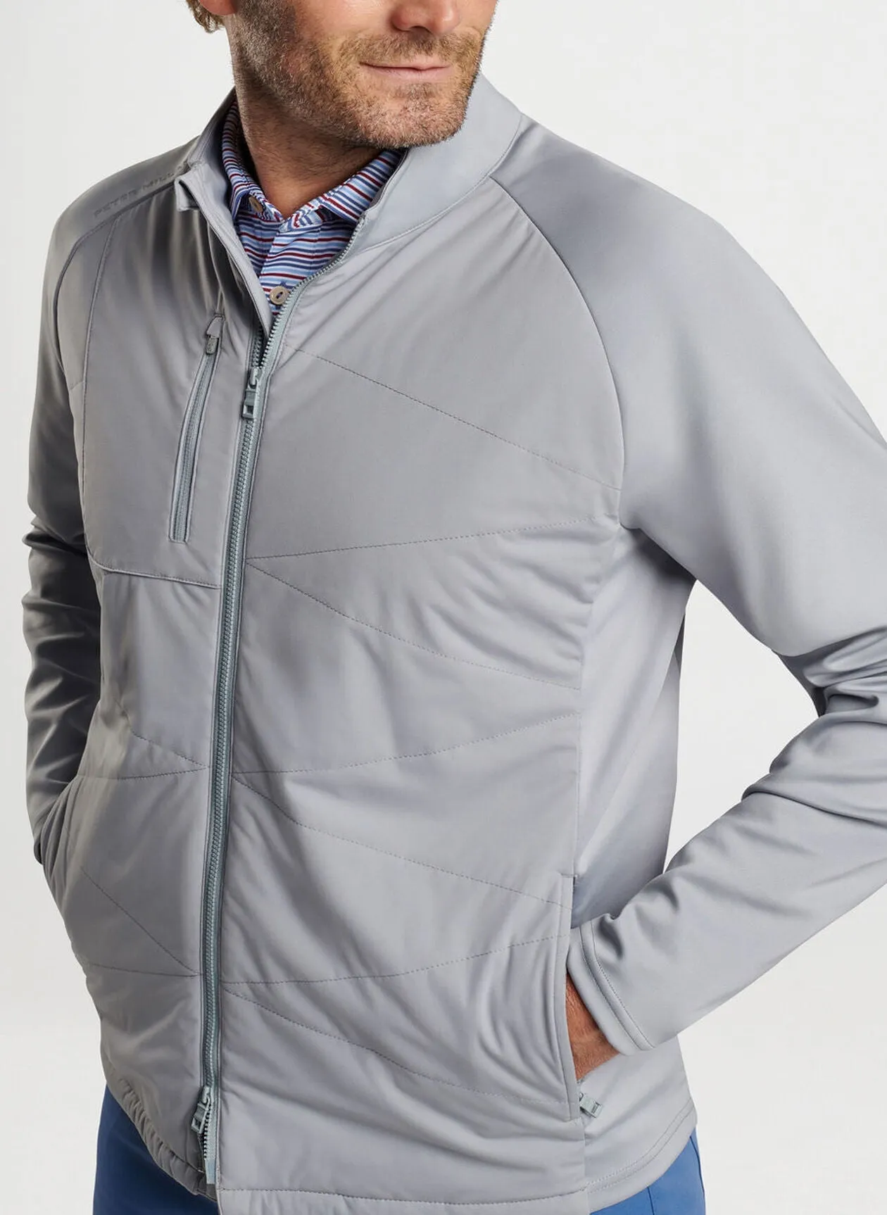 Peter Millar Merge Hybrid Custom Jackets, Gale Grey