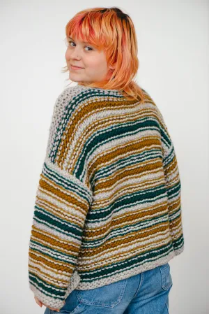 rectangle #8 / striped pullover