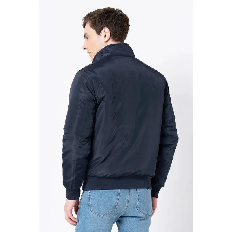 RedTape Men's Navy Solid Jacket