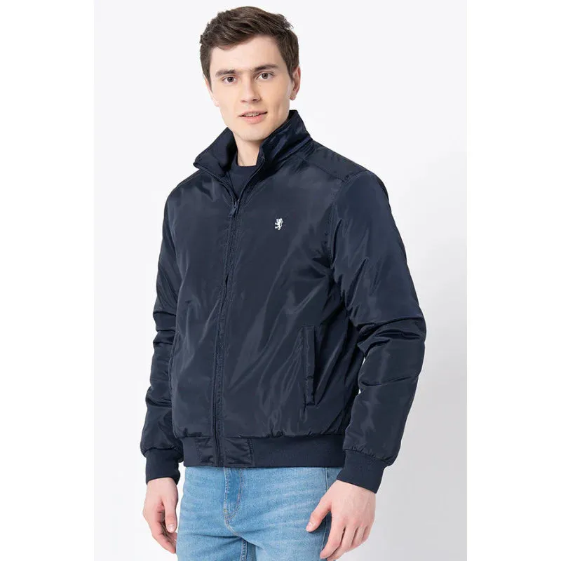 RedTape Men's Navy Solid Jacket