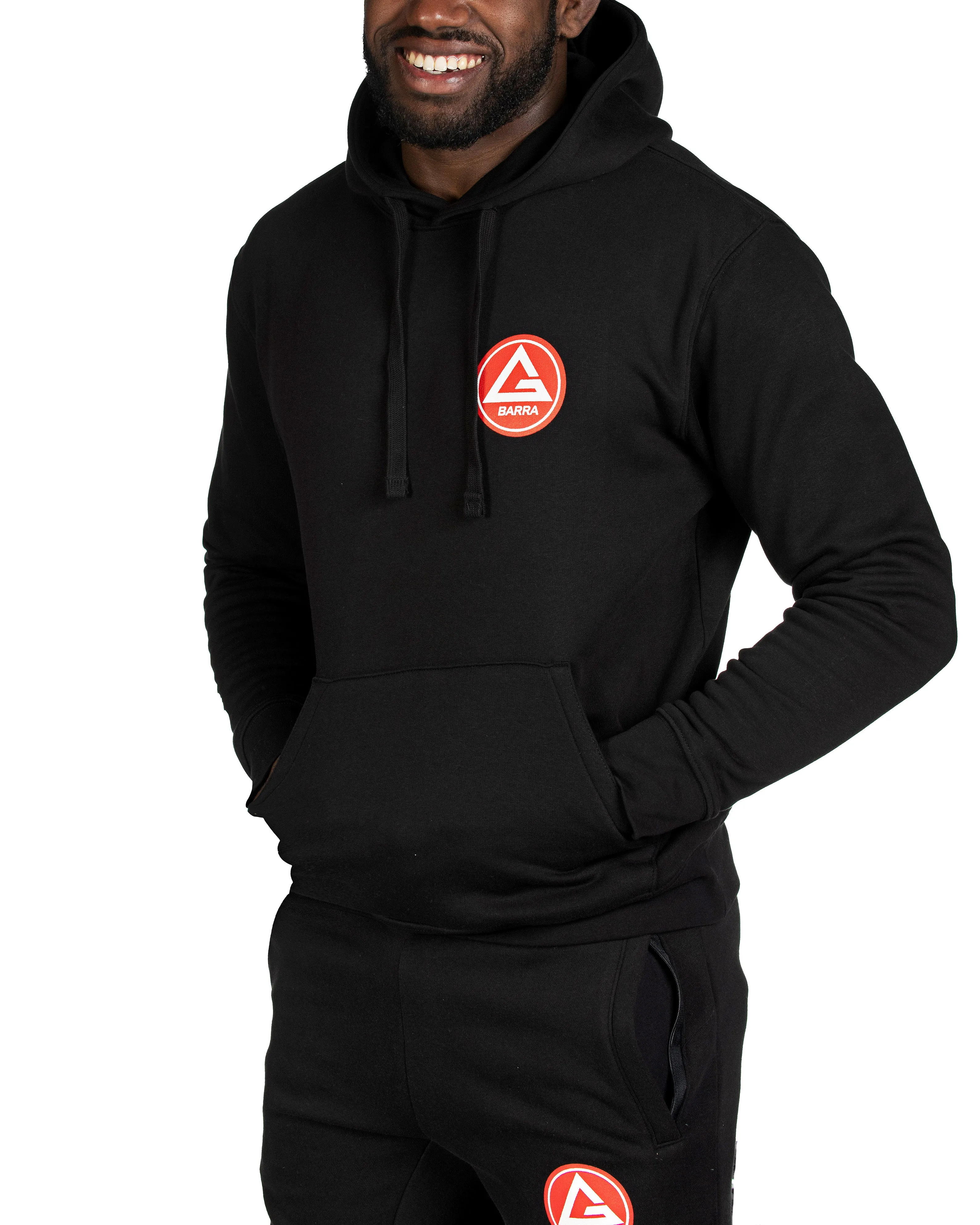 RS Classic Mens Pocket Hoodie - Black