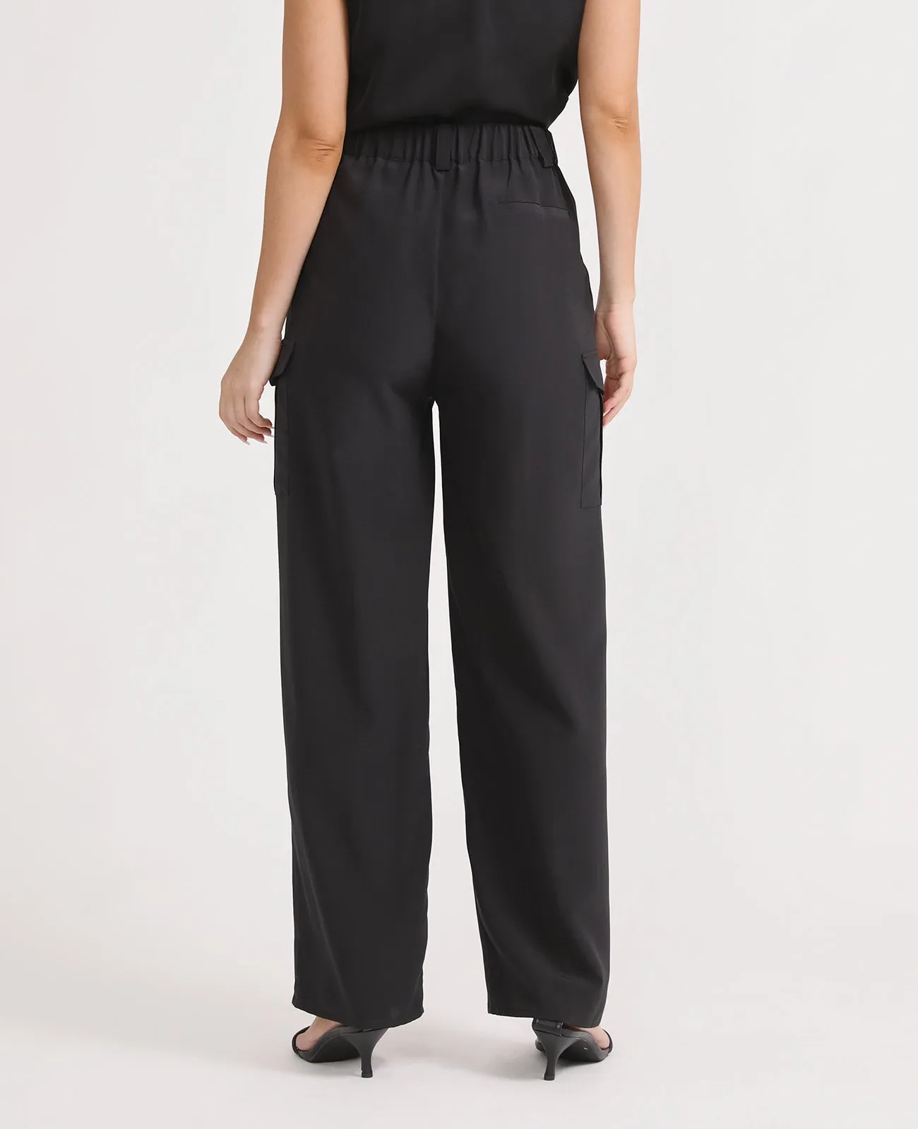 Silk Cargo Pant