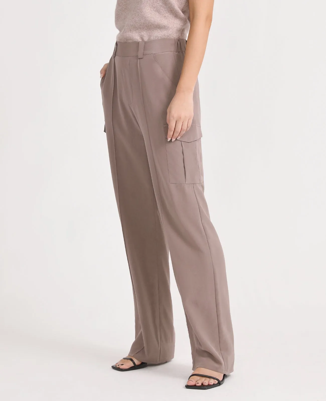 Silk Cargo Pant