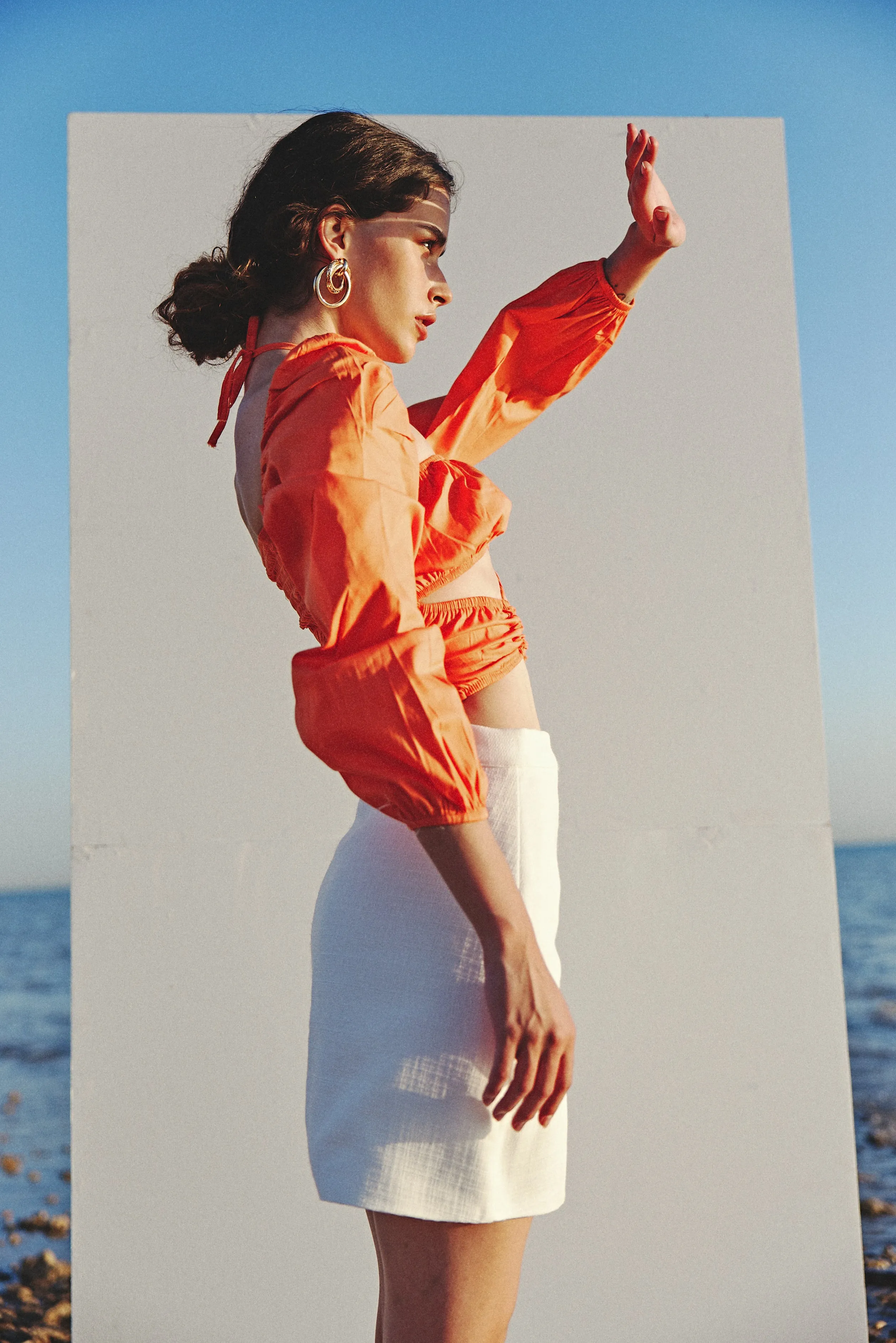 THE MODERN BRIDGERTON TOP - ORANGE