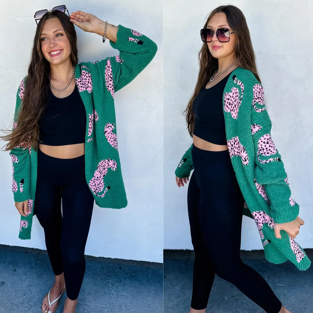 Wild About It Leopard Cloud Cardigan Pre-Order