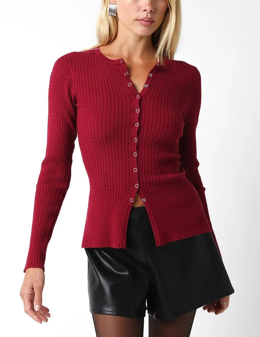 Wren Cashmere Blend Rib Sweater